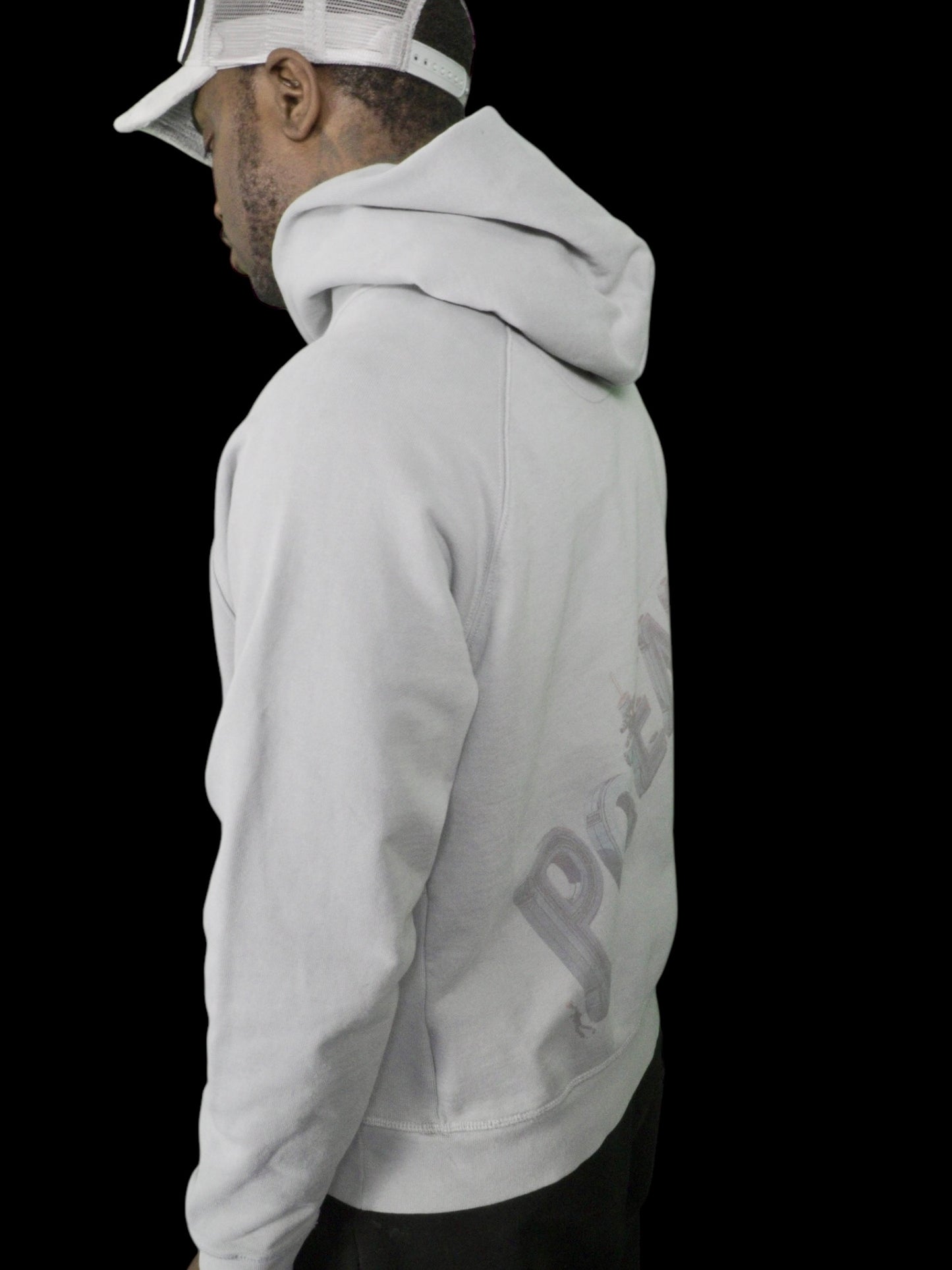 The Superior Hoodie: SM 1-of-1 Platinum Alien 4D Flex”