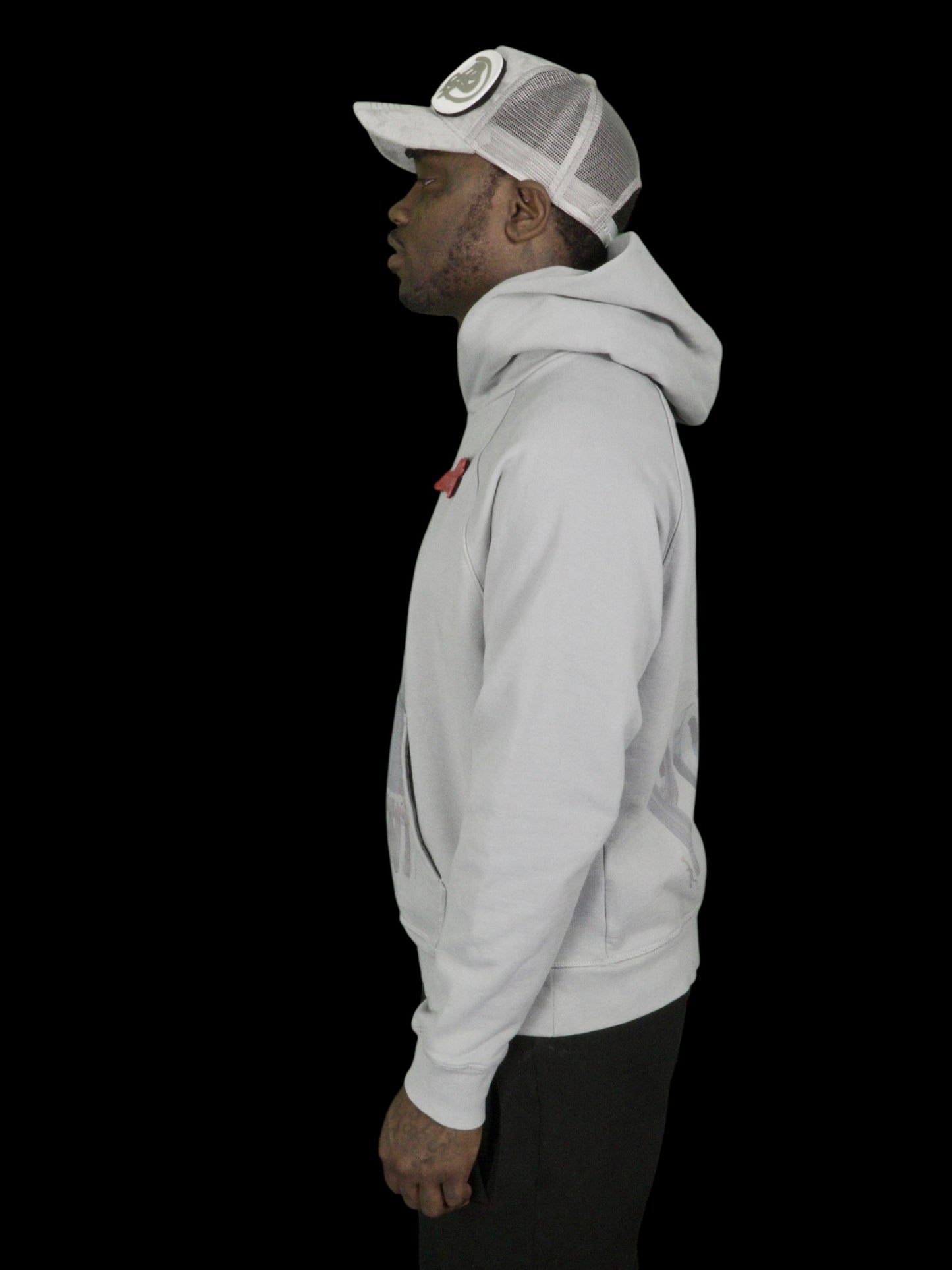 The Superior Hoodie: SM 1-of-1 Platinum Alien 4D Flex”