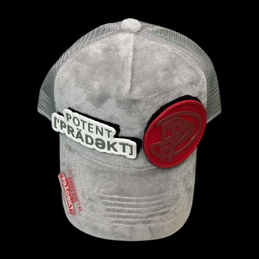 Gray Velvet Snapback - One Size Fits All