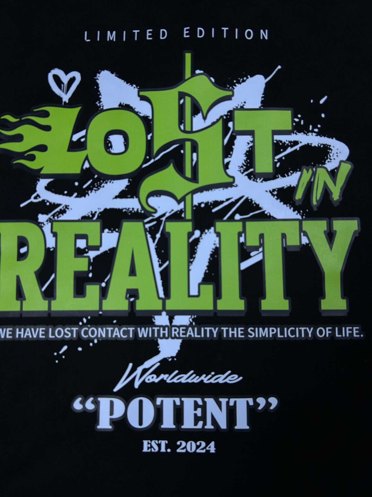 Lost Contact with Reality Tee (Unisex - XL | 1 of 1 | Limited Edition | OG PVC Patch)