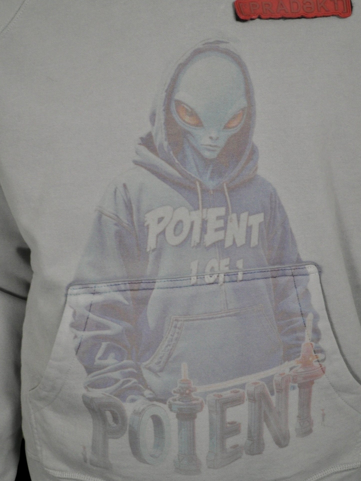 The Superior Hoodie: SM 1-of-1 Platinum Alien 4D Flex”