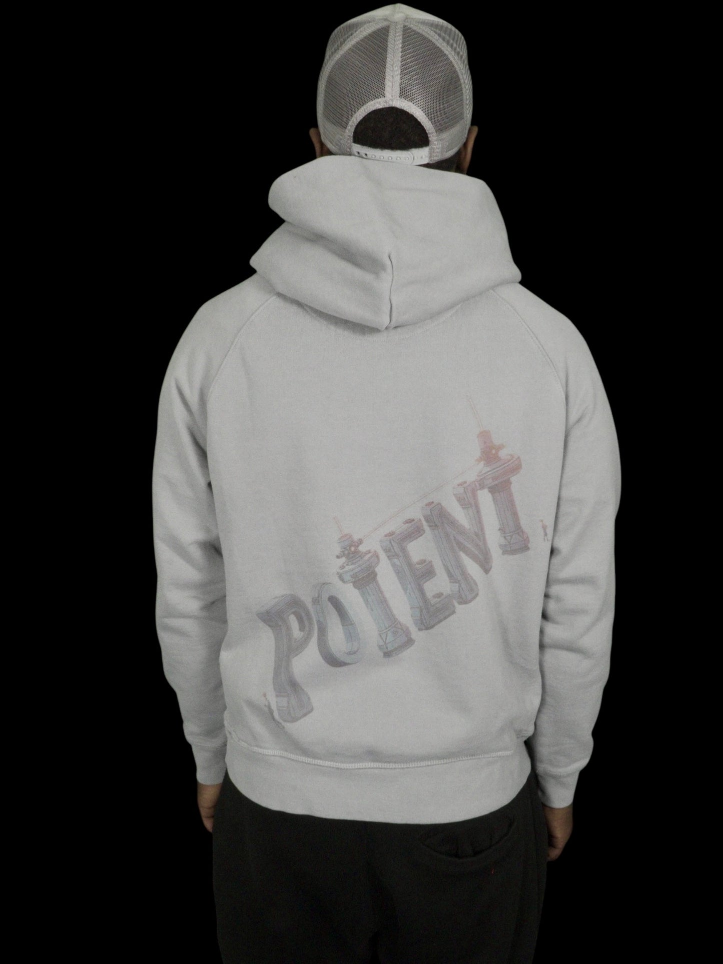 The Superior Hoodie: SM 1-of-1 Platinum Alien 4D Flex”